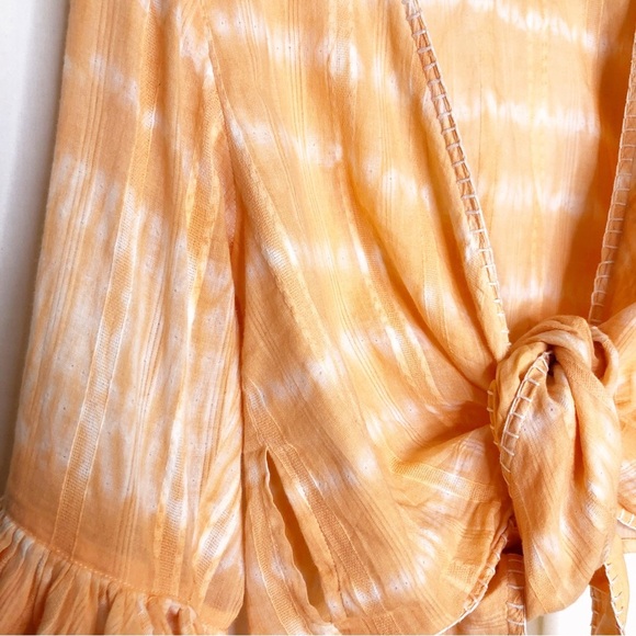 Anthropologie Chloe Oliver tie front bolero BoHo top - Picture 3 of 9